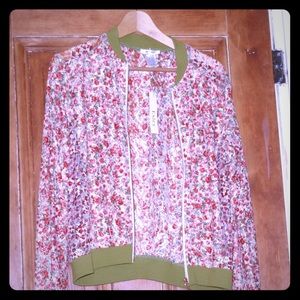 Floral Bomber jacket